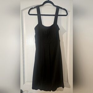 Black strappy dress